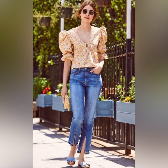 FRAME Denim Jeans Le Nouveau Straight Raw Hem Jeans in Sheffield size 26* - Picture 14 of 16